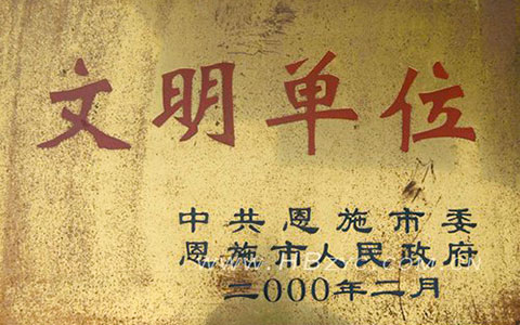 2000年荣获市级“文明单位”